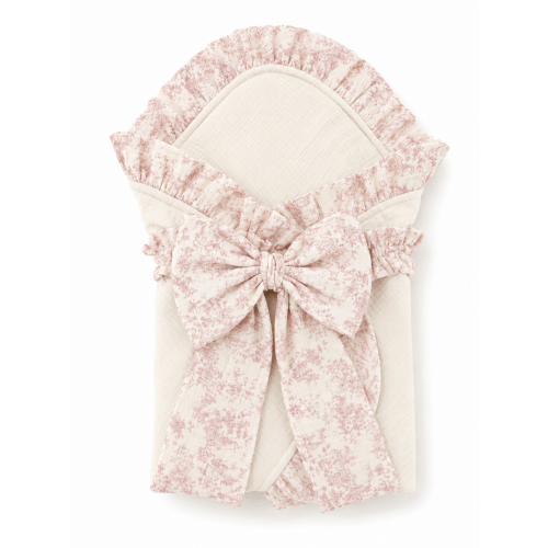 Enchanted Heirloom Blanket- Cream Toile