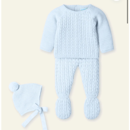Knit Set Cloud- 3pc