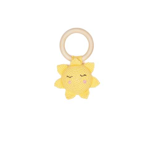 Crochet Rattle in Sun – Wild Wawa