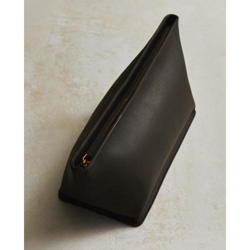LEATHER MAKEUP BAG