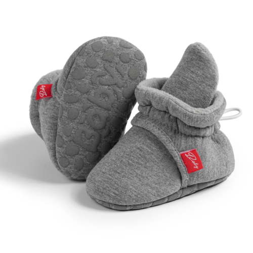 purcolt Unisex Baby Booties Newborn Infant Non Skid Soft Warm Cozy Slippers Stay On Sock Shoes for Girls Boys 0-6, 6-12, 12-18 Months
