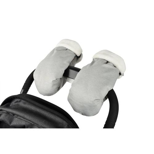BEABA Waterproof Fleece Lined Universal Stroller Gloves, Hand Warmer Muff, Anti-Freeze Stroller Mittens for Handlebars, Winter Stroller Accessories, Baby Winter Essentials