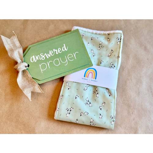 Christian Baby Gift: Jesus Leaves the 99 Burp Cloth – ninnie + nanny : baby