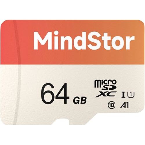 64GB Micro SDXC Memory Card, 90MB/s Read, U1, A1, with Adapter
