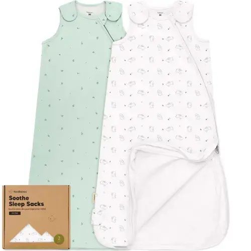 2-Pack Soothe Sleep Sacks - KeaBabies - Medium