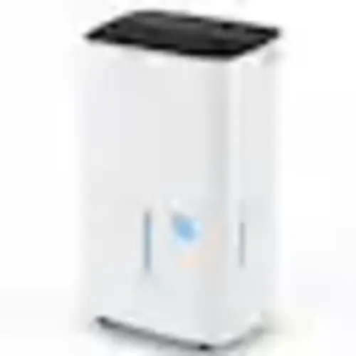 Waykar - 80 Pint Dehumidifier with Bucket and Auto Defrost 5,000 Sq. Ft. Energy Star for Bedroom and Basement - White