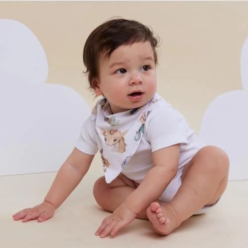 Dragon Organic Baby Bandana Dribble Bib | Snuggle Hunny