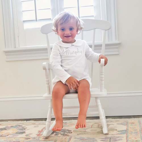 White Long Sleeve Bodysuit