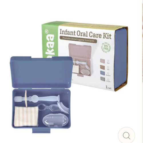 Haakaa 3 Stage Oral Care Set - Blue Stone