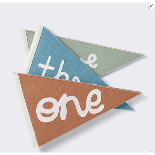 "cloud Island baby milestone pennents"