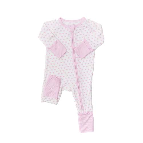 Hearts & Stripes Sleep Romper