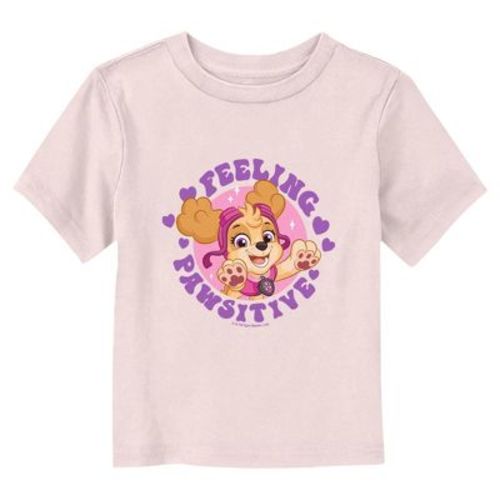 PAW Patrol Toddler Skye Feeling Pawsitive Short Sleeve T Shirt - Light Pink - 5T