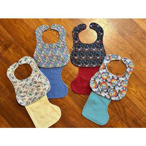 Dancing bears baby bib, dead head baby bib, dancing bears burp cloth, bib and burp cloth, grateful dead baby, rainbow baby bib, hippie baby