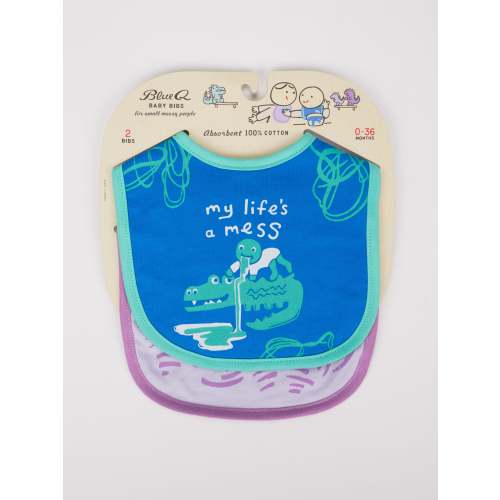 My Life's A Mess/ Must We With The Nose Wiping? Baby Bibs
