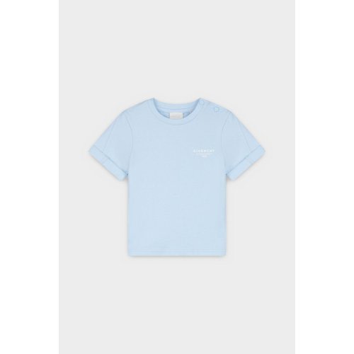 Givenchy Kids Logo Printed Round Neck T-Shirt