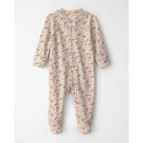 Baby Girl Organic Cotton Sleep & Play Pajamas in Floral - Little Planet | Carter's