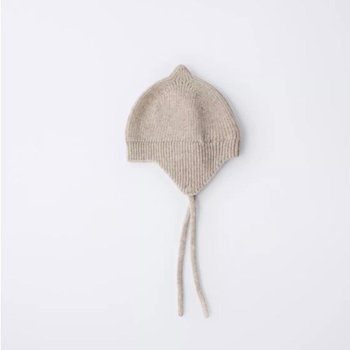 WOOL KNIT BONNET - Tan marl | ZARA United States