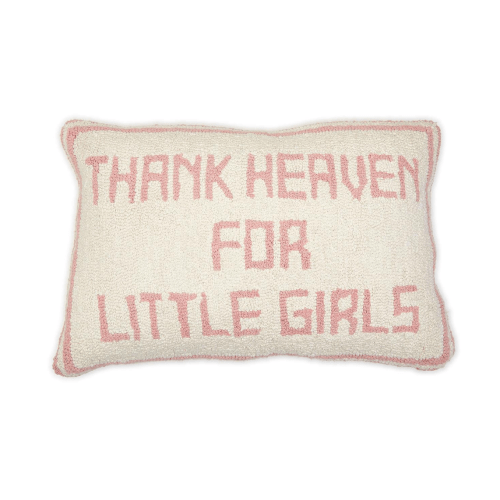 Thank Heaven for Little Girls Throw Pillow
