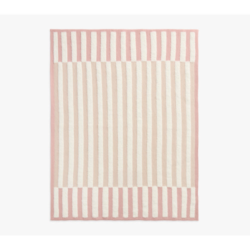 Modern Baby Striped Soft Knit Baby Blanket