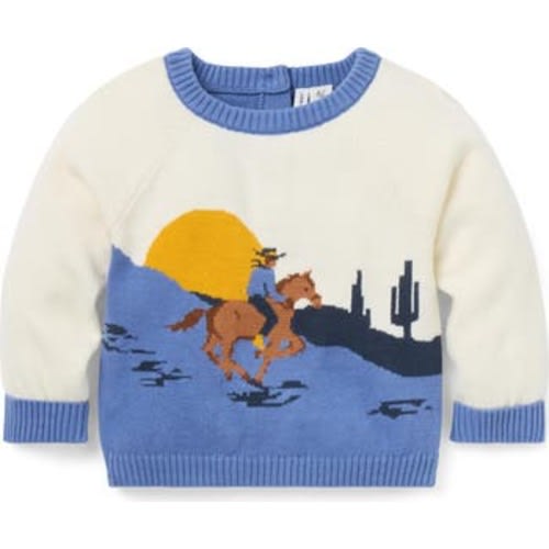 Baby Cowboy Sweater, 0-3M