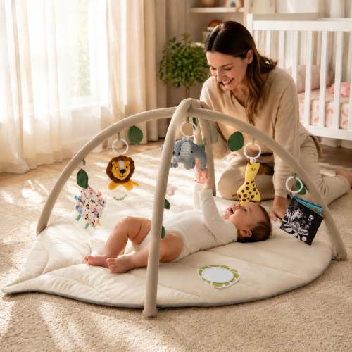 Little Teekie Leaf Shape Baby Play Gym Activity Mat – Little Teekies
