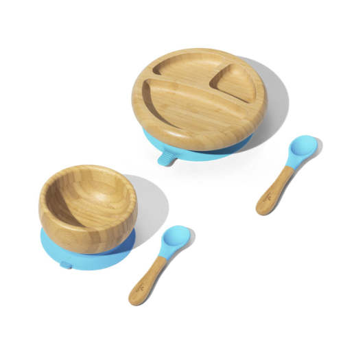 Avanchy Essential Set: Baby Suction Bowl & Choice of Plate for Solids