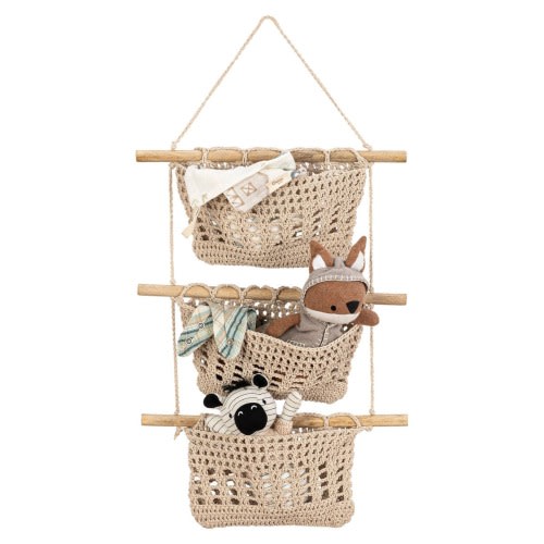 3-Tier Crochet Hanging Baskets