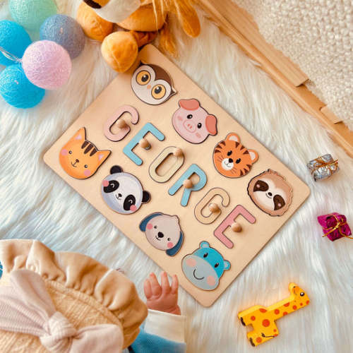Personalized Wooden Name Puzzle – Woodemon