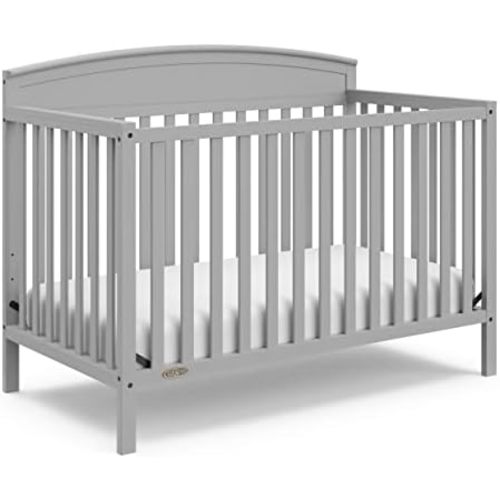 Graco Benton 5-in-1 Convertible Crib, Pebble Gray