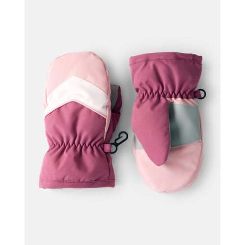 Toddler Girl Ski Mitten - Pink/Burgundy - Carter's | Carter's