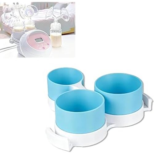 Bottle & Hose Holder for Breast Pump,Older Model (Round Hole),Fits All S1 S2 Versions,Organize and Simplify Your Pumping Journey, Functional Design for Easy Use (Blue)