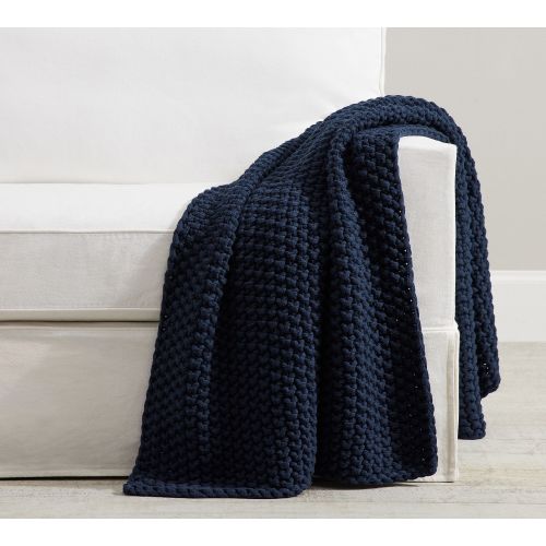 Navy Throw Blanket