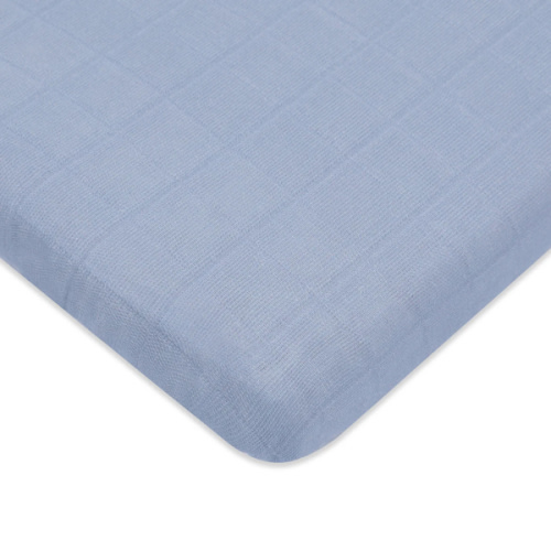 Babyletto All-Stages Midi Crib Sheet in GOTS Certified Organic Muslin Cotton