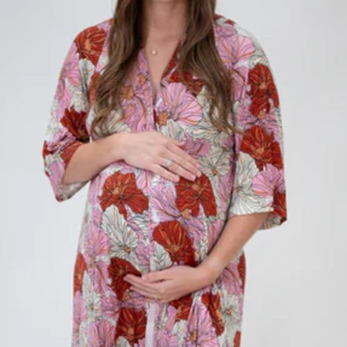 Pink Poppy Birth & Postpartum Gowns – Lila