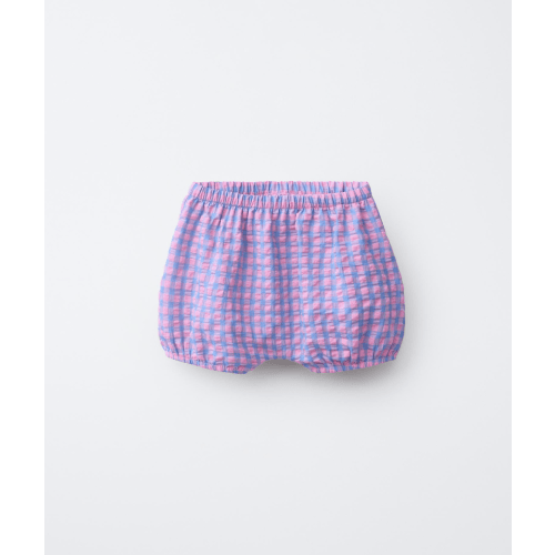 GINGHAM BLOOMERS - Pink / Lilac | ZARA United States