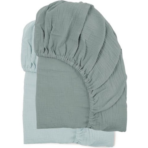 Assorted 2-Pack Muslin Crib Sheets