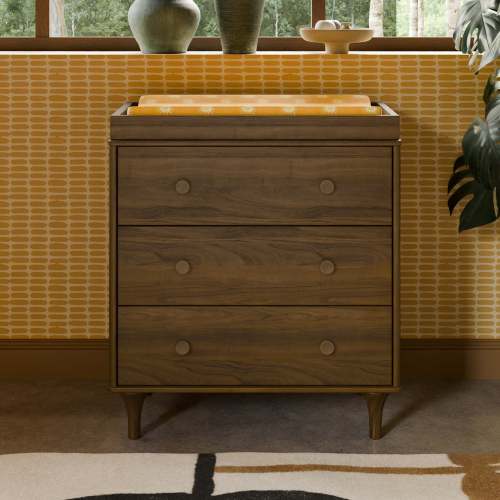 Lolly 3-Drawer Compact Changer Dresser with Removable Changing Tray (34")