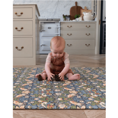 Morris & Co. The Strawberry Thief Play Mat – Totter and Tumble LLC