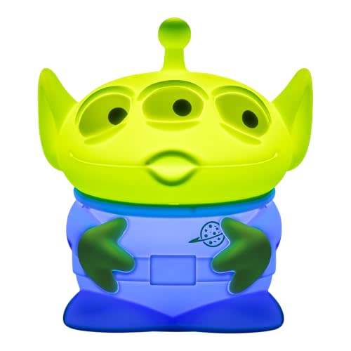 Toy Story Alien SquishyGlo Light - Officially Licensed Disney Product | Soft Silicone Light Design • Rechargeable Battery • 3 Brightness Levels • Timer Function • Kids Night Light