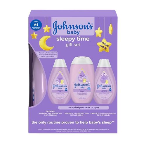 Johnson's Baby Sleepy Time Gift Set, 3 Items