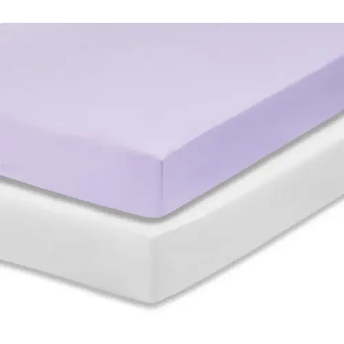 Everyday Kids 2 Pack Fitted Crib Sheet, 100% Soft Breathable - TikTok Shop
