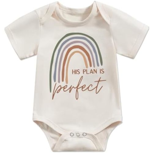 Newborn Infant Baby Bodysuit Funny Letters Print Clothes Short Sleeve Romper Pregnancy Announcements