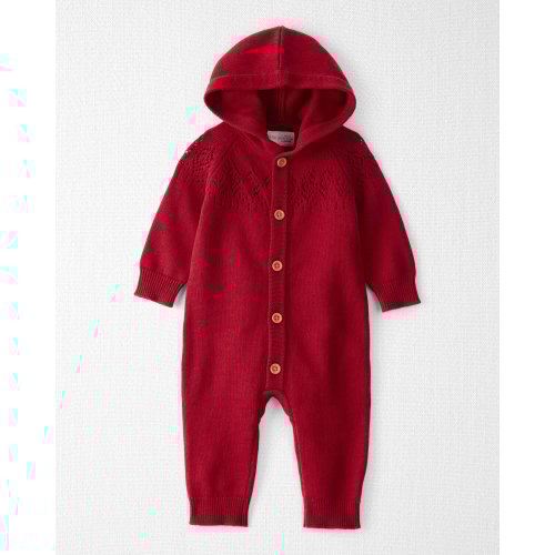 Baby Organic Cotton Sweater Knit Pram - Little Planet | Carter's -NB