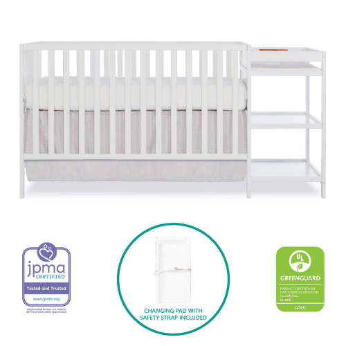Dream On Me Hamilton 4-in-1 Convertible Crib and Changer Style#679, Crib Changer - Walmart.ca