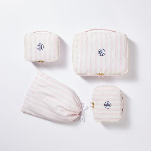 4 Piece Striped Packing Cube Set