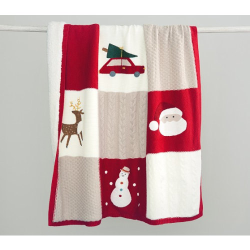 Pottery Barn Kids Holiday Heirloom Baby Blanket