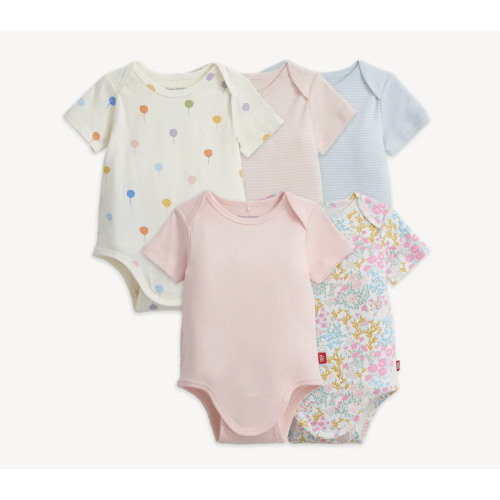0-3 Months Magnetic 5-Pack Onesies