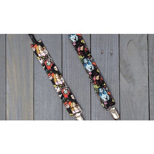 Tim Burton Character Pacifier Clip / Binky Holder