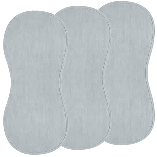 3 Pcs Changing Pad Liners Fits in Peanut Shape Changing Pad Waterproof Diaper Mats Organic Cotton Peanut Mats are Warm on a Baby's Back, Washable Reusable(Wild Duck,Blue)