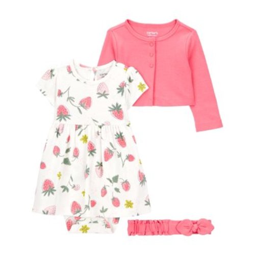 Carter's Child of Mine Baby Girl Dress Set, 3-Piece, Sizes Newborn-24 Months